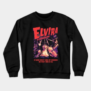 Elvira In Horrorland Classic Crewneck Sweatshirt